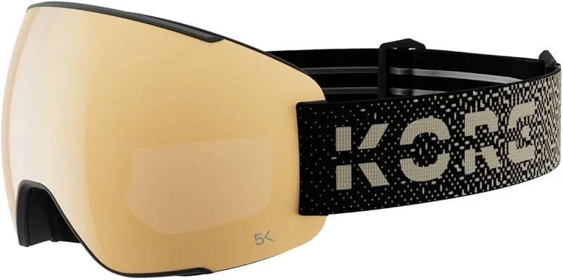 Head - Masque De Ski, Snow Magnify 5k Gold Kore Cat S3-s1 Noir Adulte - Homme - Taille u - Noir — Equipement ski
