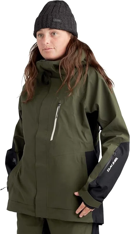 Dakine Womens Stoker Gore-Tex 3-Layer Ski, Snowboard Winter Jacket, Peat Green — Vetements ski