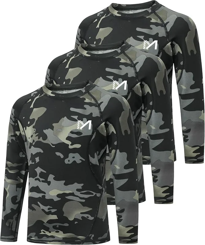 MEETYOO Sous-Vêtement Thermique Enfant Manches Longues Chaud Ski Running Sport — Vetements ski