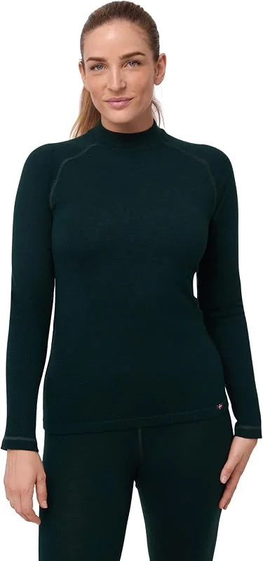 DANISH ENDURANCE Haut Thermique Mérinos Femme, 250 g, m², Froid Extrême — Vetements ski
