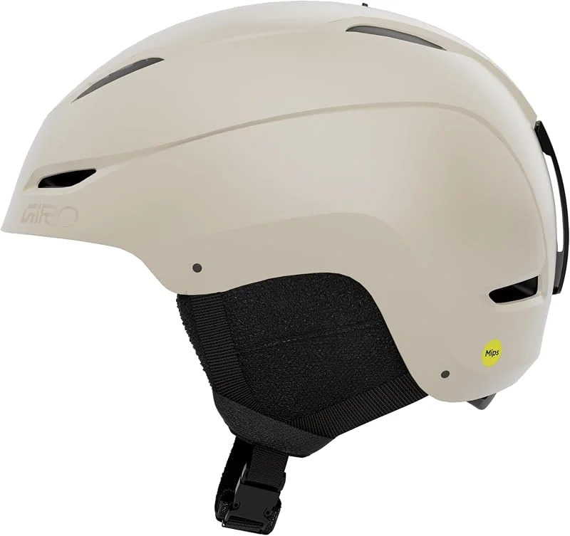 Giro Ceva MIPS Casque Ski Protection Impact Multidirectionnelle, Ajustement Réglable in Form Fit, Ventilation Thermostat Control, Compatible Audio Outdoor Tech, Couleur : Stone Pearl, Taille : S — Equipement ski
