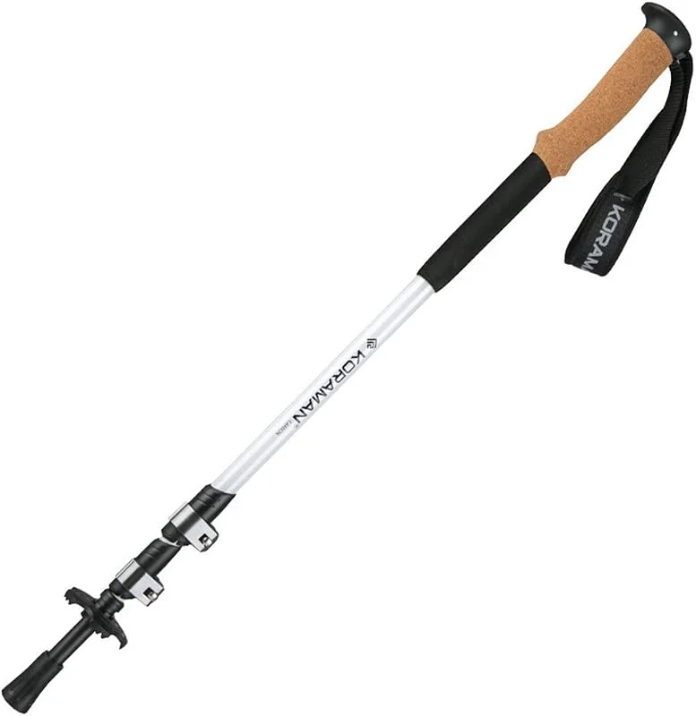 1 Bâton De Randonnée en Aluminium+Carbone, Eva Poignée, Ultraléger 200g, Antichoc Antidérapant Escalade Trekking avec — Equipement ski