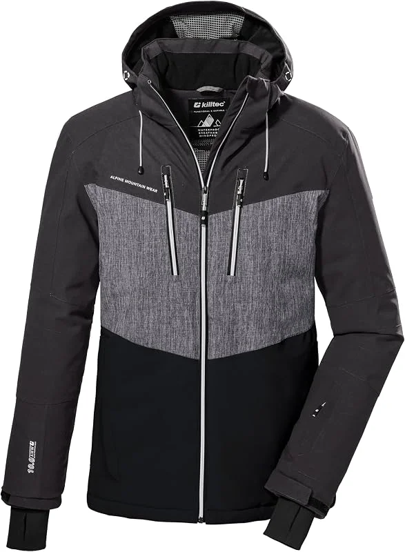 Killtec Ksw 45 Mn Ski Jckt Veste de ski, veste fonctionnelle avec capuche amovible et pare-neige Men´s (lot de 1) — Vetements ski