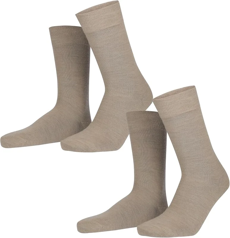 Hudson Only 2-pack Druckfreier Bund Chaussettes Homme (lot de 2) — Vetements ski
