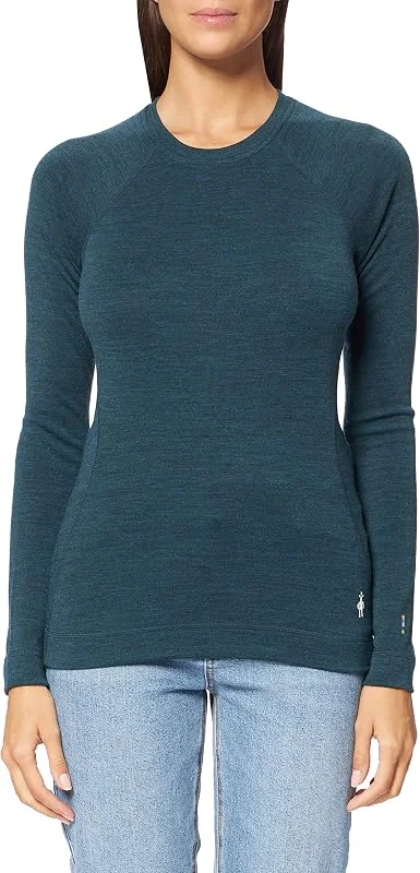 SmartWool Women's Merino 250 Baselayer Crew Boxed Couche de Base supérieure Femme (Lot de 1) — Vetements ski