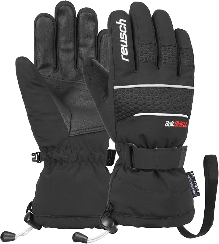 Reusch Gants de Ski Enfants, Chauds, imperméables, Coupe-Vent et Respirants — Vetements ski