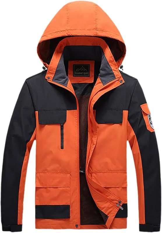 Veste Imperméable Homme Ski De Ski d'hiver Polaire Blouson Manteau Militaire avec Capuche Amovible Randonnée Softshell Matelassée Snowboard Fonctionnel — Vetements ski