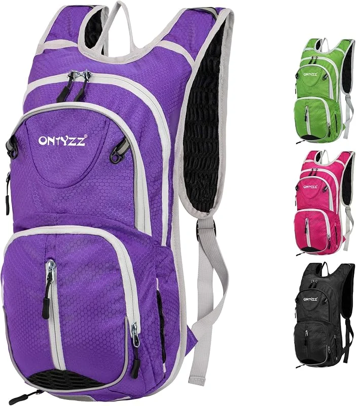 ONTYZZ Sac à Dos Vélo 12L Unisexe Nylon Sac à Dos Sport étanche pour Fitness Course Randonnée Escalade Camping Ski Trekking Vélo Sac Dos — Equipement ski