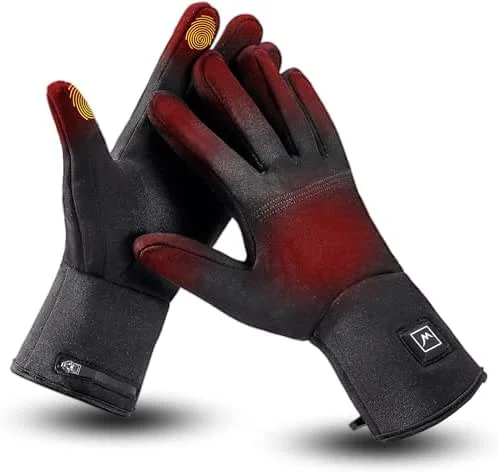 Gants chauffants fins pour homme et femme, gants chauffants rechargeables contre l'arthrite, Raynaud, parfaits pour le ski, le snowboard, le cyclisme, la randonnée — Vetements ski