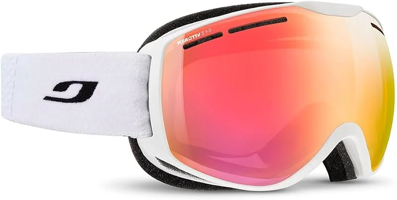 Julbo - Masque De Ski, Snow Fusion Photochromique Cat 1 – 3 Blanc Homme - Homme - Taille u - Blanc — Equipement ski