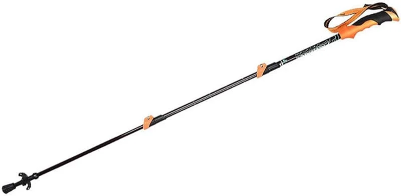 Bâtons De Randonnée Corps De Tige en Fibre De Carbone, Matériau De Poignée TPR + EVA, Ultraléger 200 G, Pointe De Tige en Acier Au Tungstène — Equipement ski