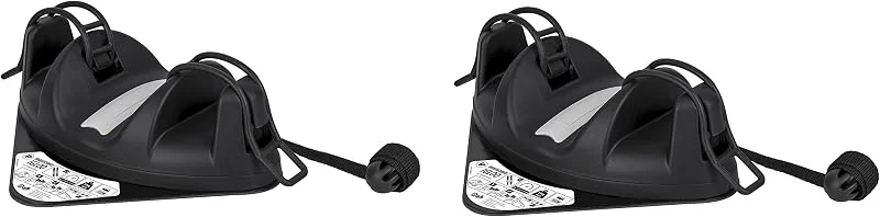 MENABO 000008100000 Paire Porte-ski galerie de toit noir — Equipement ski