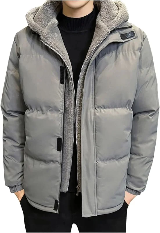 Veste De Pluie Homme, Blouson Camouflage Homme Blouson En Pu Capuche Amovible Veste De Texture Mate Manteau Homme Hiver Laine Doudoune Hommes Blouson Hommes Léger Veste Sherpa Homme — Vetements ski