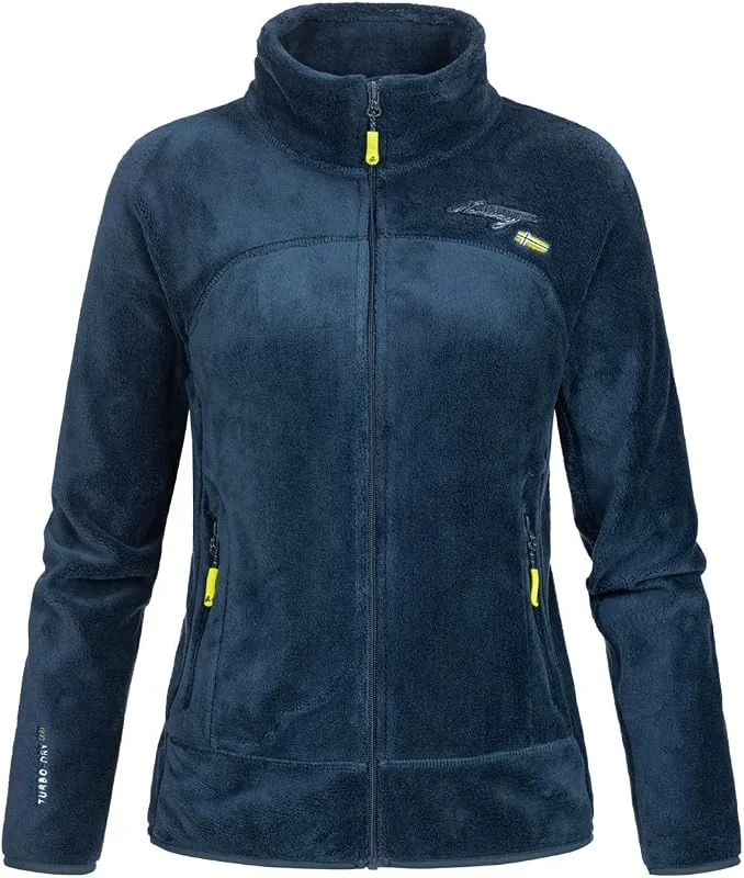 Geographical Norway UPALINE Lady - Polaire Chaude Douce Femme Confortable - Veste Hiver Chaud Femmes Doux - Sweat Epais Longues Manches - Pull Parfait Fourrure Confort — Vetements ski