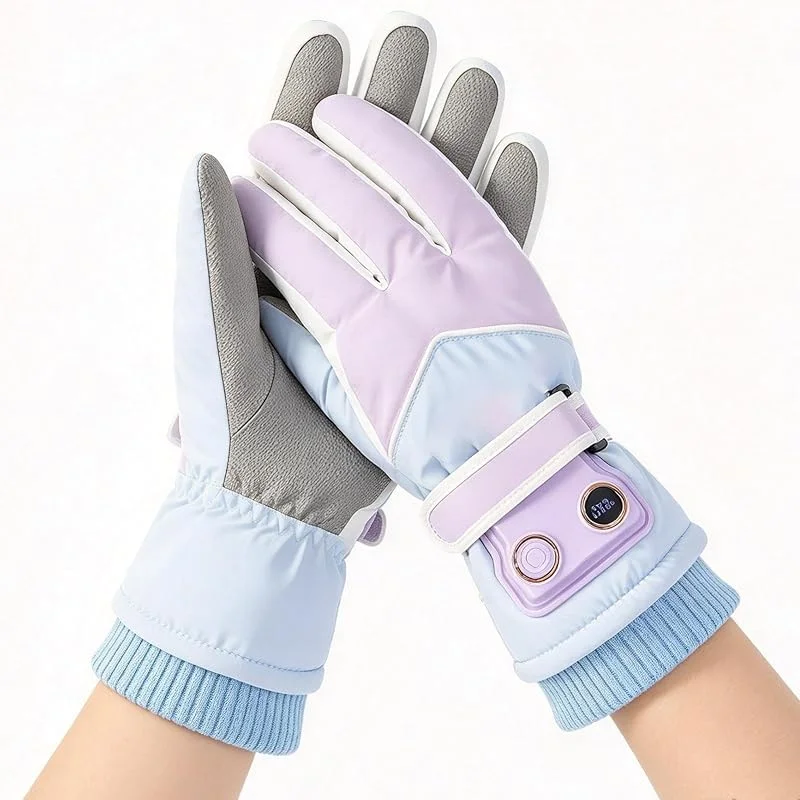 Gants Chauffants Pour Les Femmes 3 Niveaux De Chauffage Compatibles Écran — Vetements ski