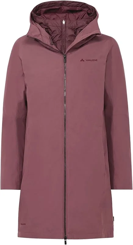 VAUDE Manteau d'hiver 3 en 1 Annecy pour femme - Manteau d'hiver polyvalent de qualité supérieure pour la vie quotidienne moderne, imperméable, coupe-vent et respirant — Vetements ski