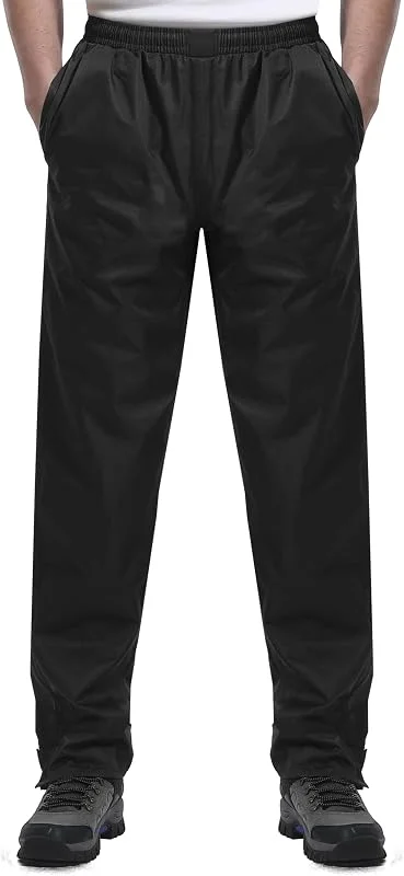 Coutyuyi Pantalons imperméable Homme Coupe Vent Respirants Moto Pantalon Pluie Velo Pantalon de Cargo Travail pour l'extérieur Convient, la randonnée，Utilisation du vélo — Vetements ski
