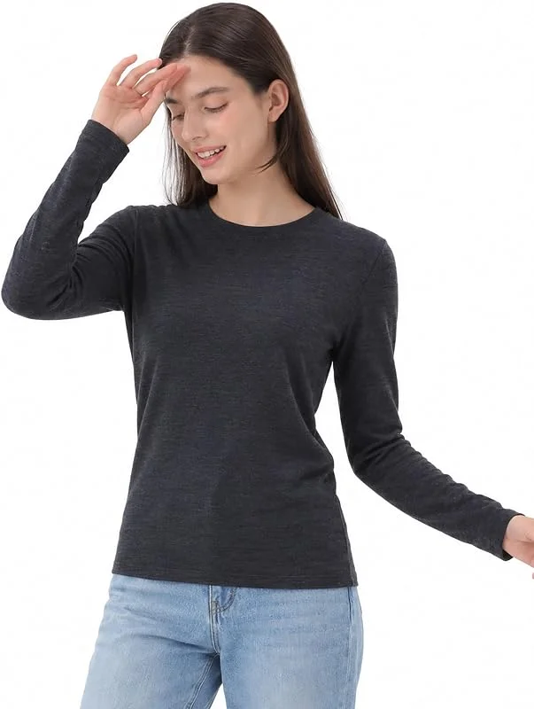 Merino Protect sous Vetement Laine Mérinos 100% pour Femme Lingerie Thermique Vêtement Intime Doux Idéale pour Randonnée Ski — Vetements ski