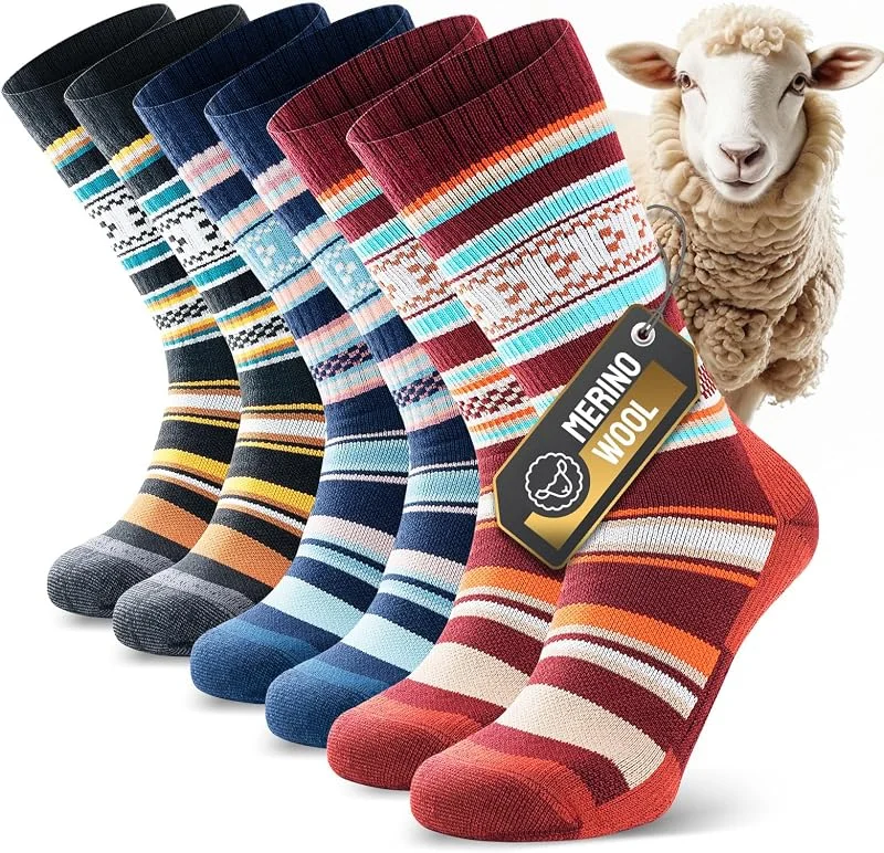 PULIOU Merino Socken A18 Chaussettes en laine mérinos Homme — Vetements ski