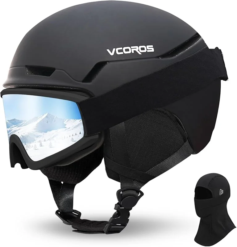 VCOROS Casque de Ski avec Lunettes de Ski Masque DXH816 Adapté au Ski — Equipement ski