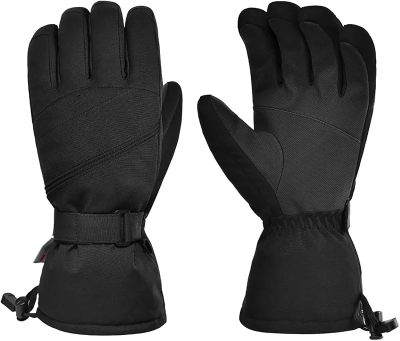 Gants de ski chauds et thermiques, respirants, gants pour écrans tactiles, gants de ski résistants à l'eau, gants d'hiver — Vetements ski