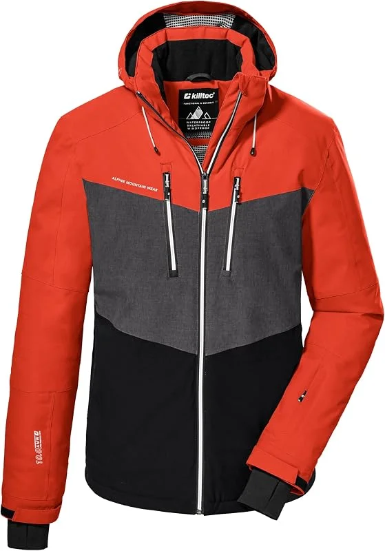 killtec Homme Veste de Ski Imperméable avec Capuche KSW 45 MN SKI JCKT — Vetements ski
