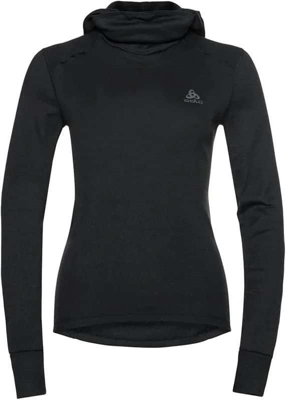 Odlo Active Warm Haut Thermique à Capuche avec Masque Femme — Vetements ski