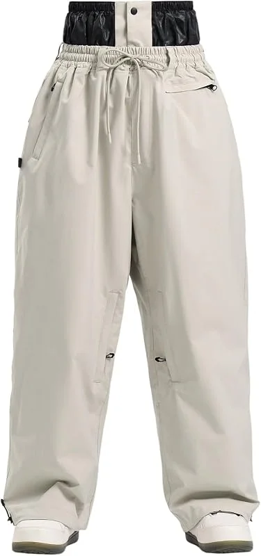GSOU SNOW Pantalons de Ski et Snowboard Amples imperméables pour Femme — Vetements ski