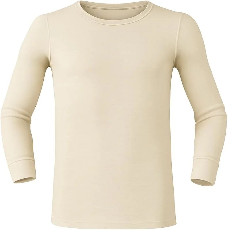UTENOS Chemise à Manches Longues pour Hommes avec Couche de Base 100% Laine mérinos fabriquée en UE — Vetements ski