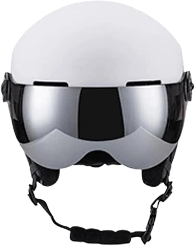 Casque de ski chaud pour femme, résistant aux chocs, snowboard, lunettes — Equipement ski
