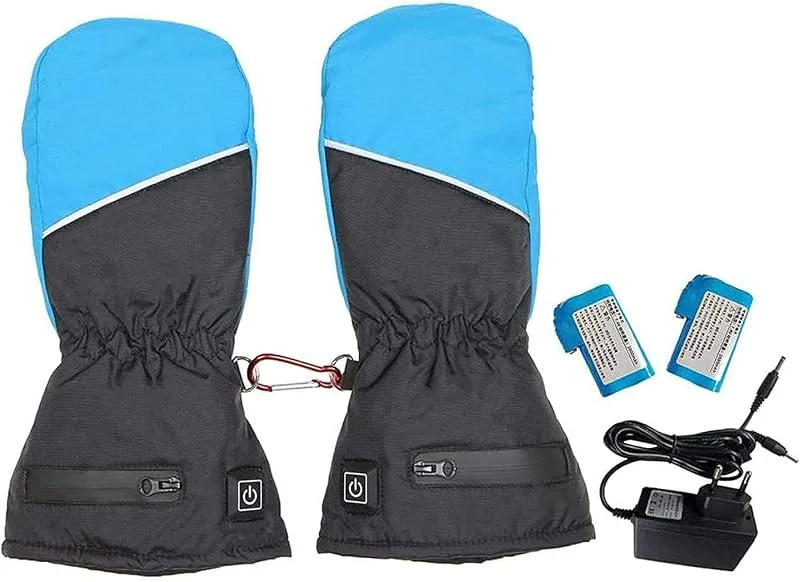SBTXHJWCGLD Gants Chauffants électriques 3 Gants de Ski à écran Tactile réglables en température de Chauffage pour Hommes, Femmes, Gants de Neige d'hiver, Mitaines - Gants de Travail Chauffant — Vetements ski