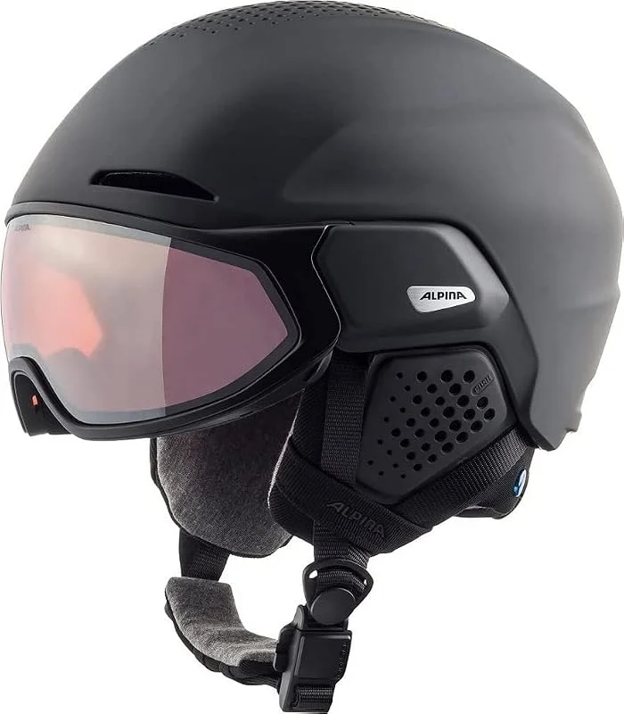 ALPINA Unisexe - Adultes, ORO QV MIPS Casque de Ski, Black Matt, 51-55 cm — Equipement ski