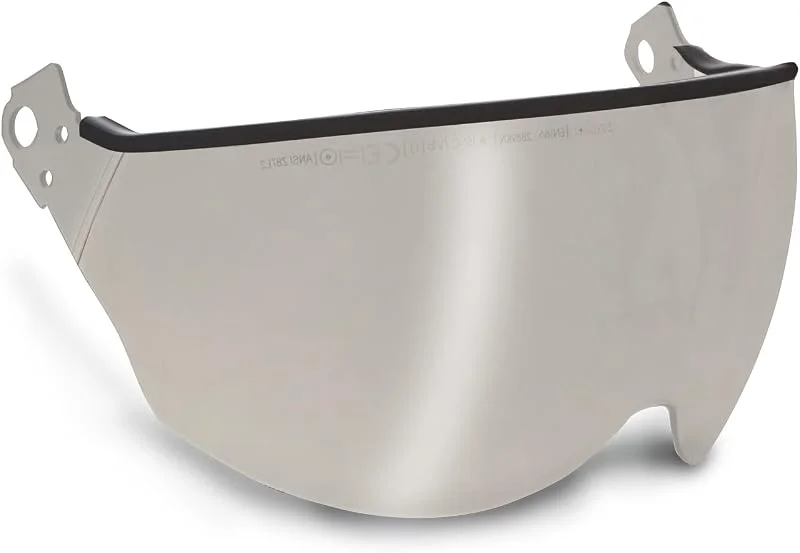 KASK Visière V2 Plus pour Casques de Protection Plasma, Superplasma, HP, Anti-buée, résistante aux Rayures, Convient aux porteurs de Lunettes, différentes Versions, Couleur : Argent — Equipement ski