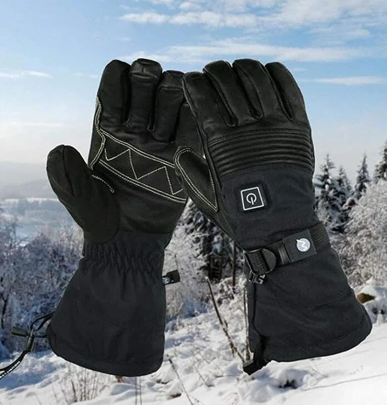 Gants Chauffants Gants Chauffants électriques Gants Chauffants électriques, Gants Chauffants pour Chargement de Ski, Gants thermostatiques à Trois Vitesses, Gants d'alpinisme Chaud — Vetements ski