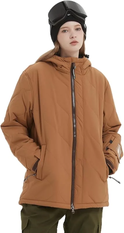 Bluemagic Vestes de Ski Femme, Veste Chaude d'Hiver pour Femmes, Extérieur Vêtements Thermiques Coupe-vent Etanche à l'humidité Chaud Respirant Neige Ski Marche Randonnée Camping Manteau — Vetements ski