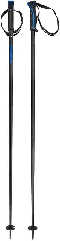 Head Frontside Black Blue Bâtons de Ski Mixte — Equipement ski