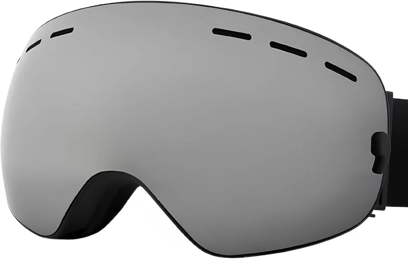PHMAX - Masque de ski pour homme et femme, lunettes de ski snowboard motoneige sans monture 100% UV400, anti-buée, masque de ski d'hiver — Equipement ski
