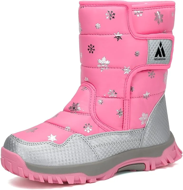 Mishansha Bottes Neige Fille Garçon Chaudes — Equipement ski