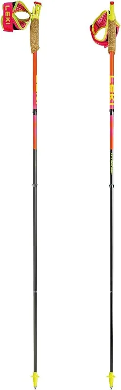 LEKI Ultratrail FX.One SL Bâton de randonnée Unisexe Rouge, Violet, Rouge — Equipement ski