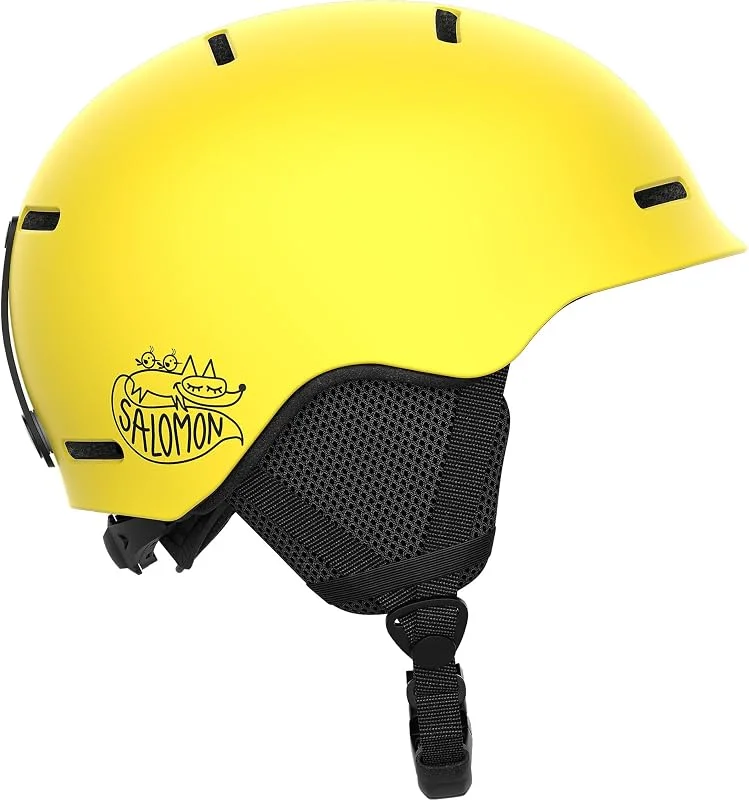 Salomon Orka Casque de Ski pour Enfant, Idéal pour Le Ski et Le Snowboard, Jaune, KS 4953 — Equipement ski