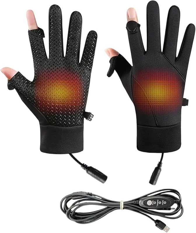 Générique Gants Chauffants pour l'hiver Mitaines Électriques À Chauffage — Vetements ski