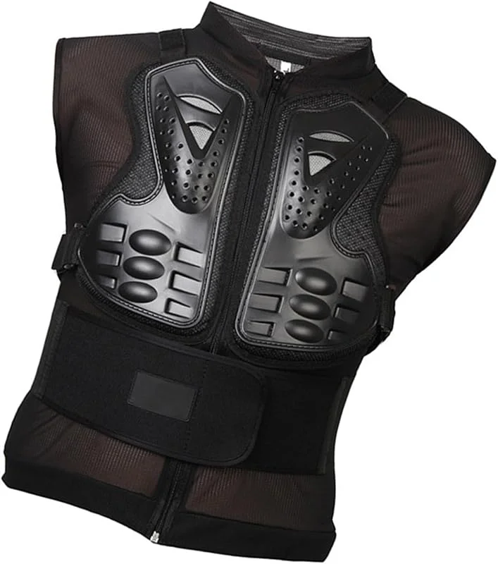 Gilet de protection pour adulte adapté pour le motocross, le vélo, le ski, le patinage, la moto en plein air, la moto tout-terrain, les aventures en plein air, absorption des chocs — Equipement ski