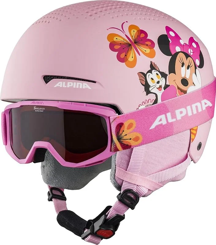 ALPINA Zupo Disney Set Casque de ski Garçon — Equipement ski