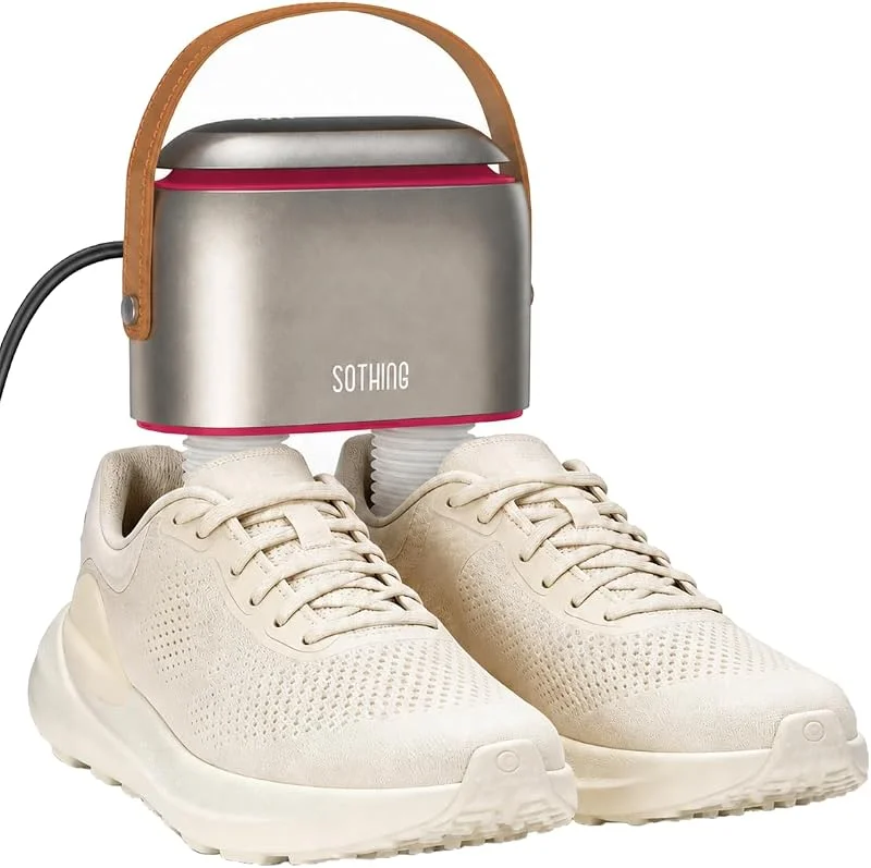 SOTHING Sèche-chaussures Électrique Pro, Écran Digital, 3 Niveaux de Chaleur, Minuterie 1-9H, Tuyaux Télescopiques 30 cm pour Chaussures, Bottes et Gants de Sport — Equipement ski