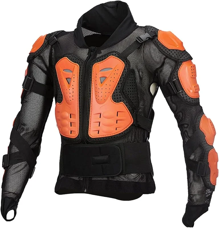 Vestes D'armure de Moto Motocross Équipement de Protection Complet du Corps Vêtements Anti-Chute Plastron Résistant à l'usure Respirant — Equipement ski