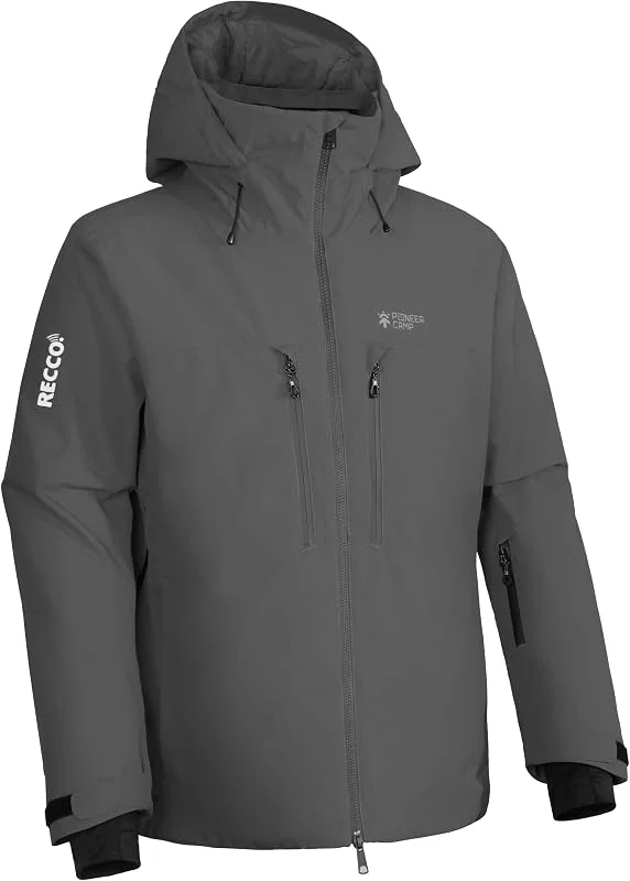Pioneer Camp Veste de ski imperméable et isolante pour homme - Pour temps froid - Manteau chaud d'hiver pour montagne et neige — Vetements ski