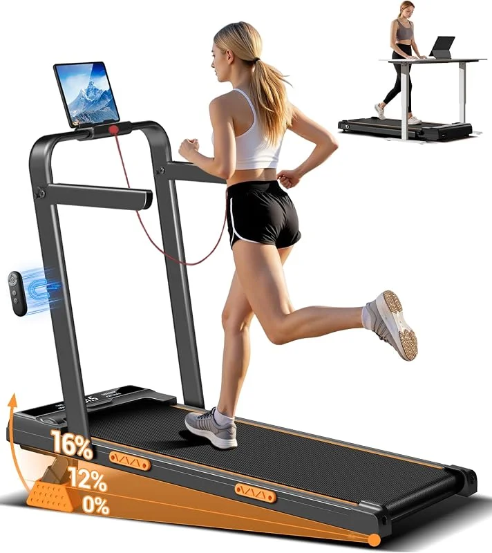 LONTEK 3.0HP Tapis de Marche Pliable Inclinable, Accoudoirs Réglables — Vetements ski