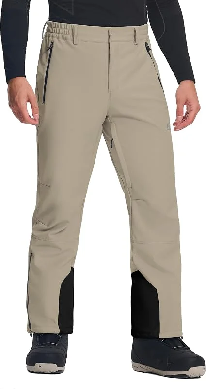 Pioneer Camp Pantalon de Ski pour Homme - Imperméable - 15 000 + mm - H2O - Coupe Doublure Softshell - Pantalon Thermique d'hiver - avec Jupe Pare-Neige — Vetements ski
