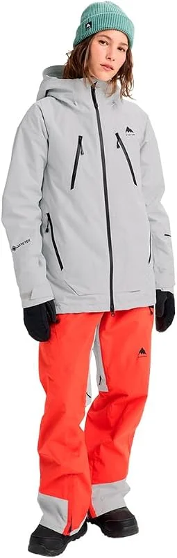 Burton - Veste De Ski, Snow Reserve Gore-tex 2l Insulated Gray Cloud Femme - Femme - Gris — Vetements ski