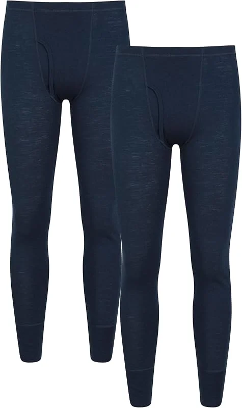 Mountain Warehouse Pantalon Thermique en mérino pour Hommes - Léger, antibactérien, Respirant - pour Camper en Hiver — Vetements ski